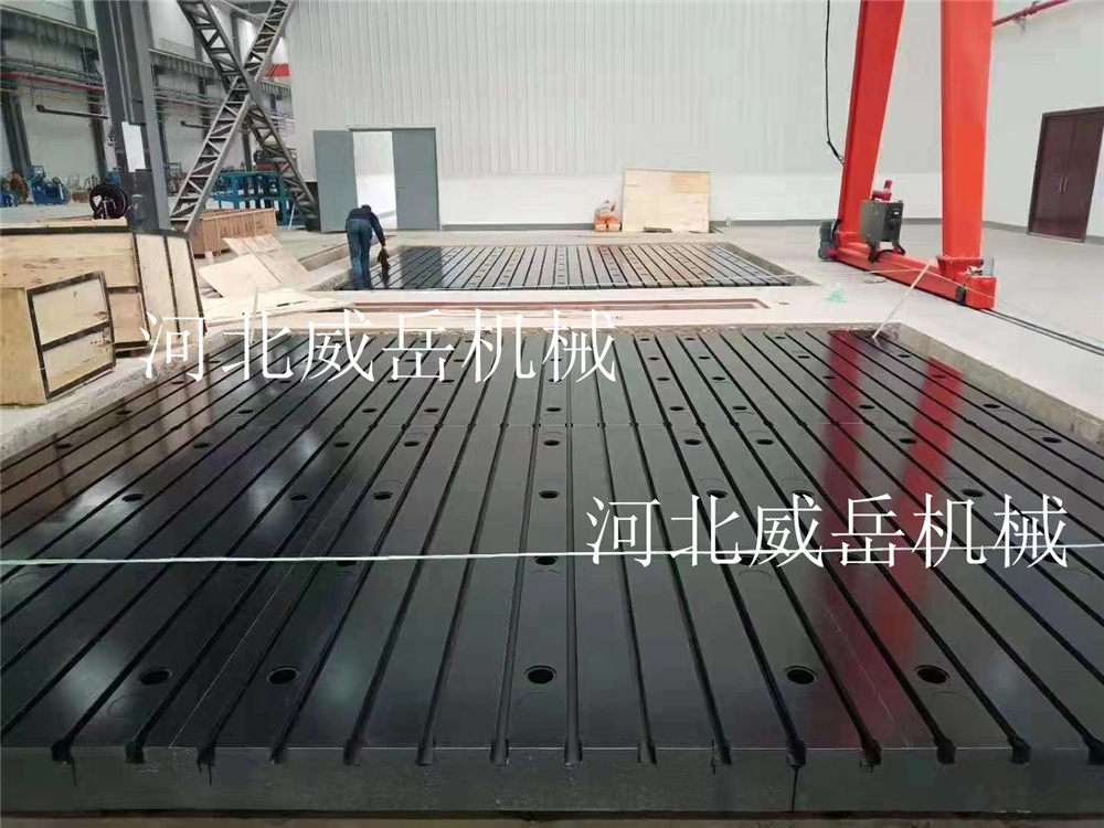 落地鏜平臺成本價出售 試驗平臺2米 鑄鐵平臺臺面平整