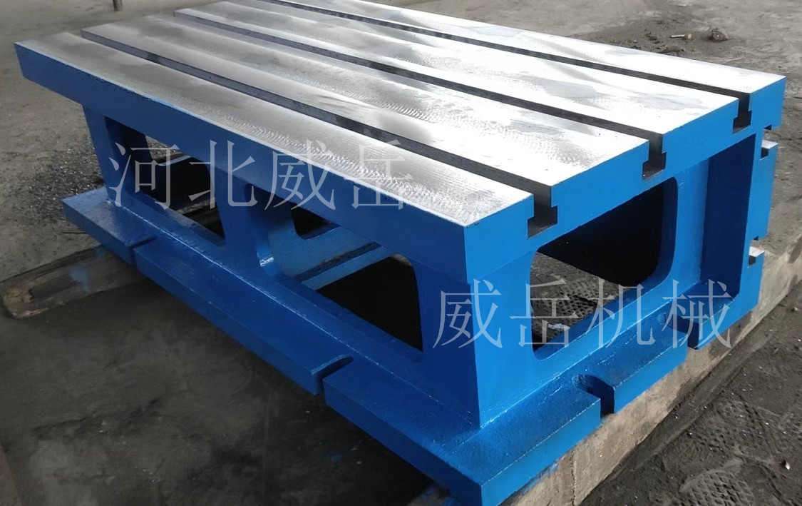 人工刮研鑄鐵試驗平臺承重6噸加厚鑄鐵焊接平臺尺寸全