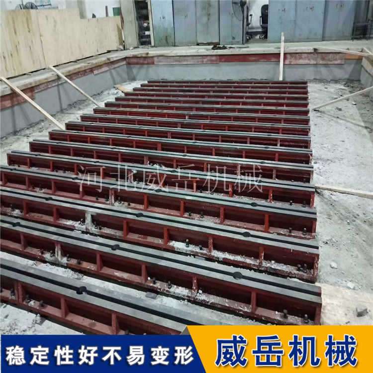 泊頭T型槽地軌灰口鑄鐵量大優惠 條形地軌人工刮研