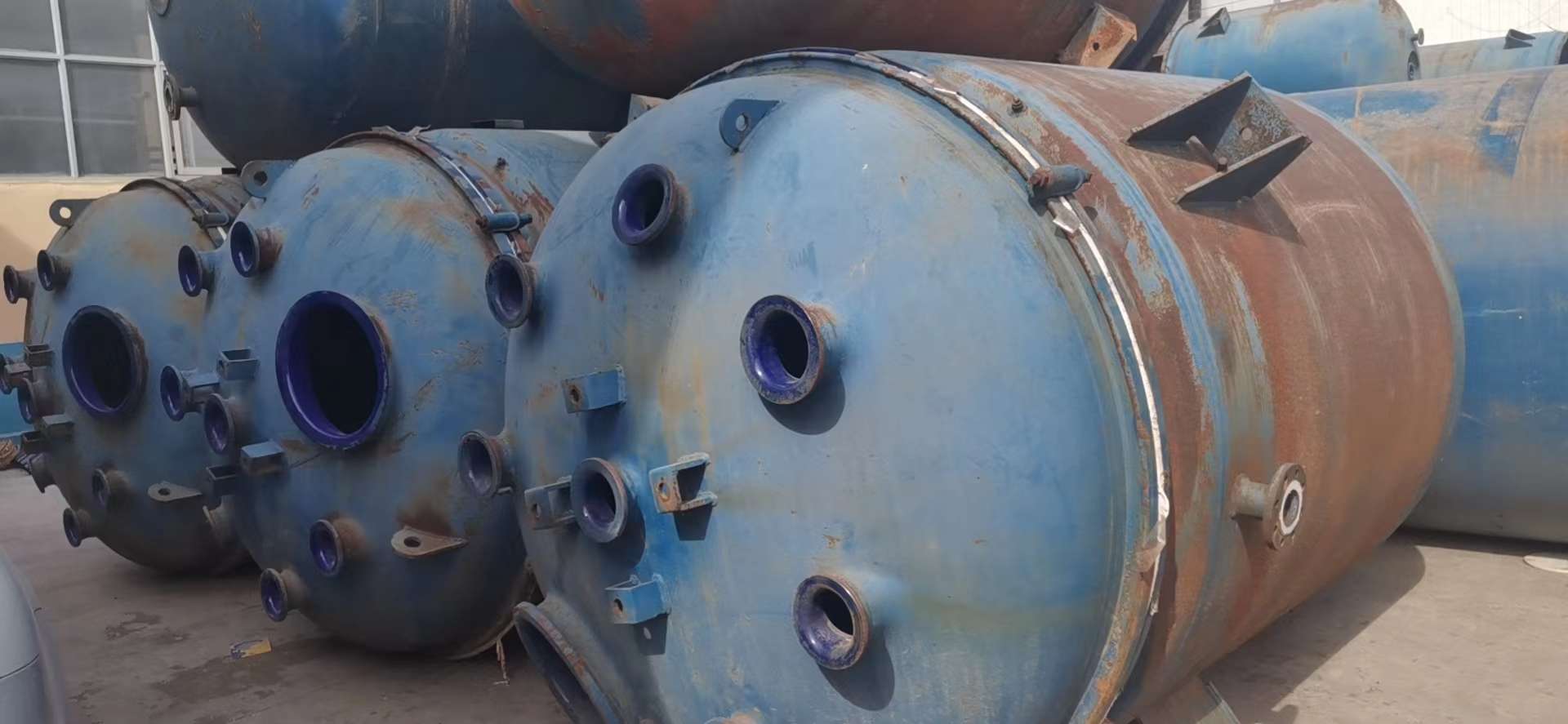 出售二手塔節、搪瓷反應釜