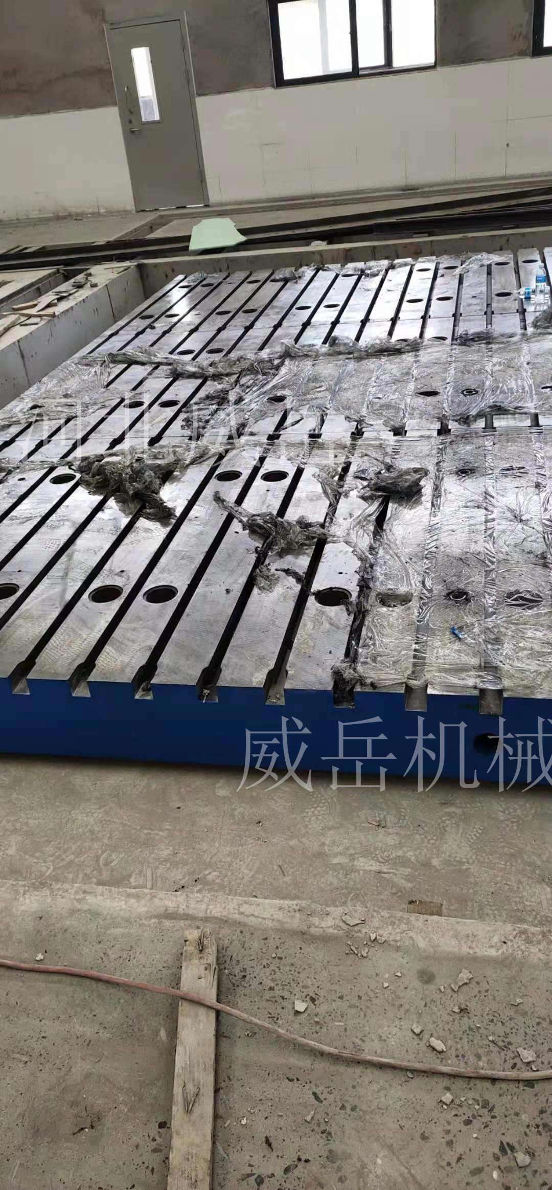 歡迎選購鑄鐵試驗平臺帶灌漿孔 加厚焊接平臺尺寸全