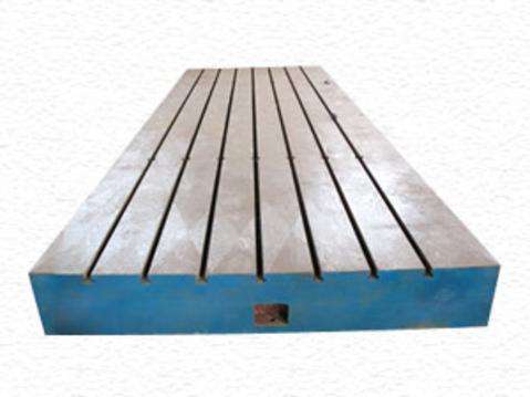 浙江車身檢測鑄鐵平臺灰口鑄鐵  標準鑄鐵平臺槽位置可定